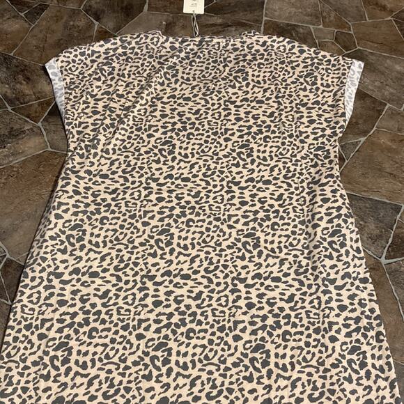 NWT La Miel Casual Lightweight Animal Print maxi with pockets Size: L - Picture 8 of 9